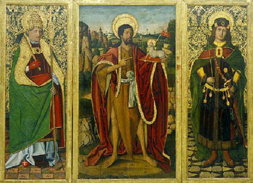 Saint John the Baptist; Saint Fabian and Saint Sebastian